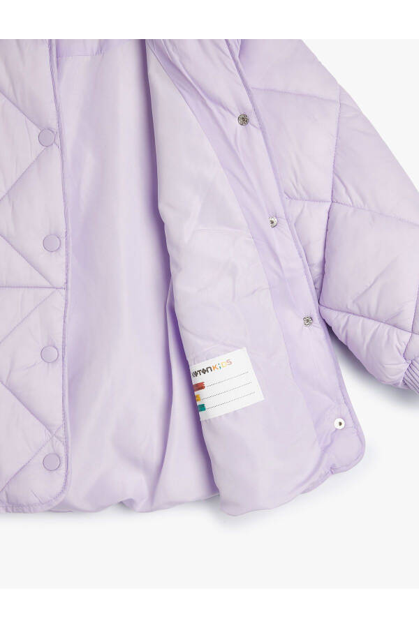 Seasonal quilted jacket with snap closure - 8