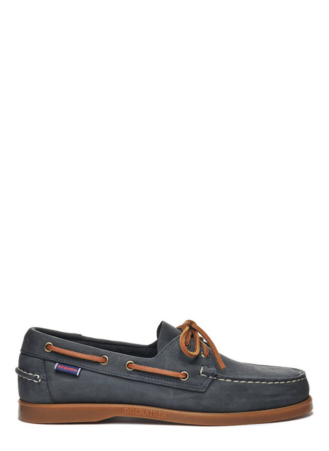 Sebago Navy Blue Men's Leather Casual Shoes 70015H0 - 1