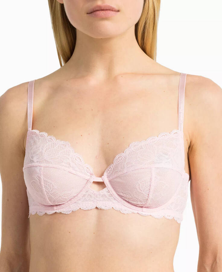 Seductive Comfort With Lace Full Coverage Bra QF1741 Barely Pink - 1