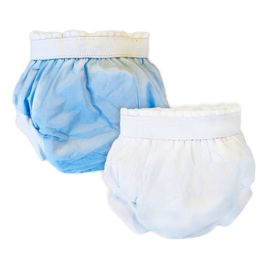 Sema Baby 2-Pack Luxury Training Pants 10-15 kg - White/Blue - 2