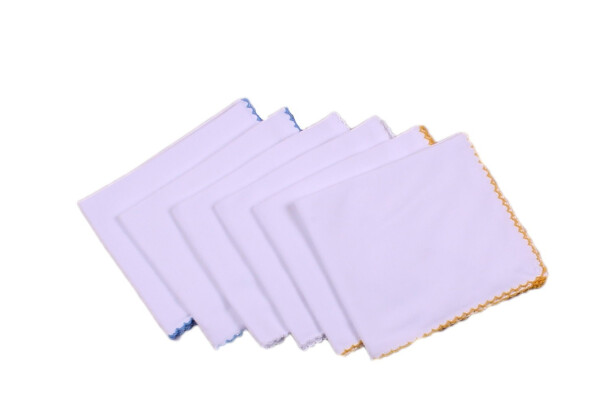 Sema Baby Cotton Baby Wipes Double Layer Pack of 6 - COLORED - 3