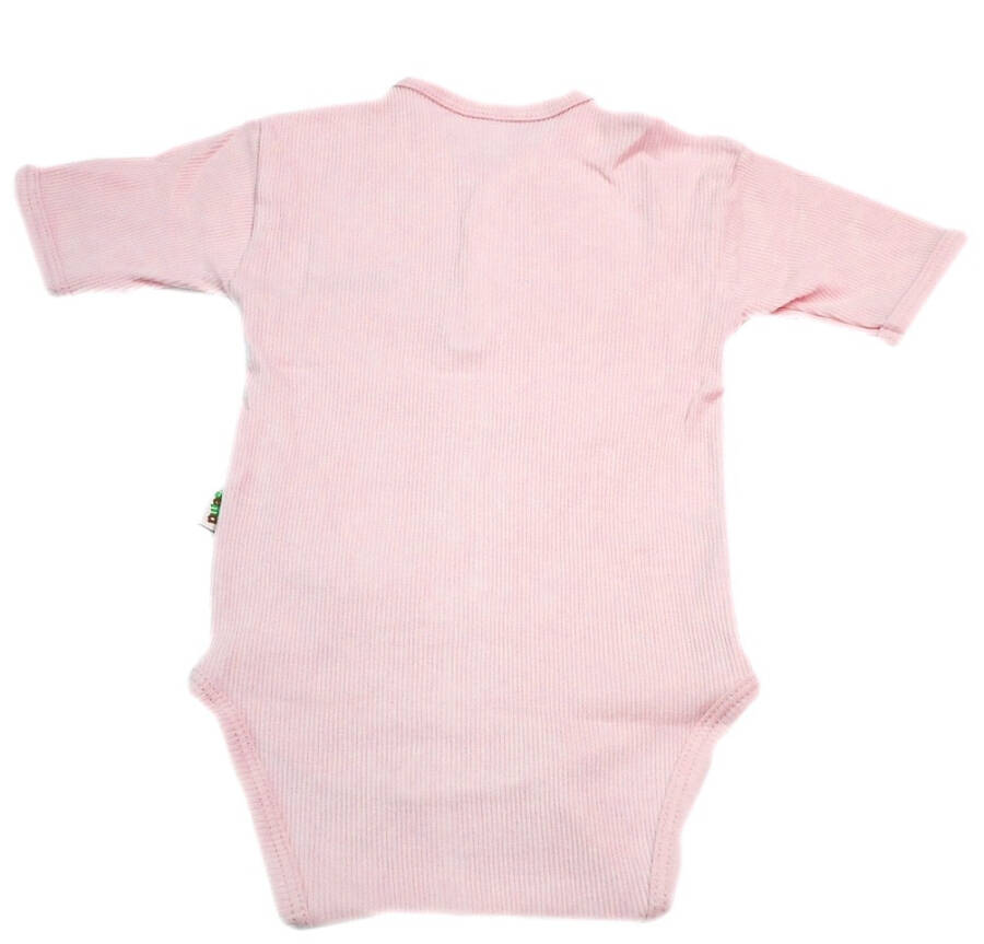 Sema Baby Half Sleeve Ribbed Bodysuit - Pink 0-6 Months - 3