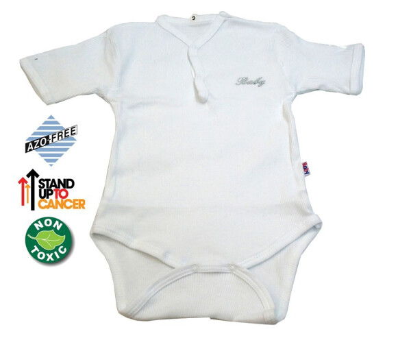 Sema Baby Half Sleeve Ribbed Bodysuit - White 18-24 Months - 4