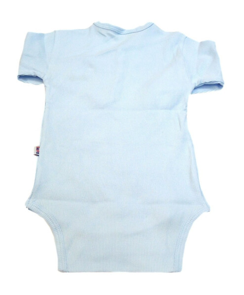 Sema Baby Long Sleeve Ribbed Bodysuit - Blue 6-12 Months - 5