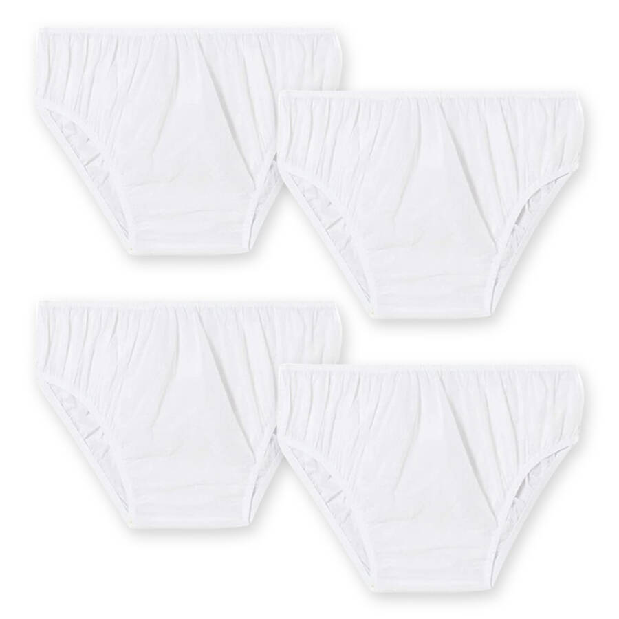 Sema Baby Luna Disposable Postpartum Underwear Medium 4 Pack - White - 3