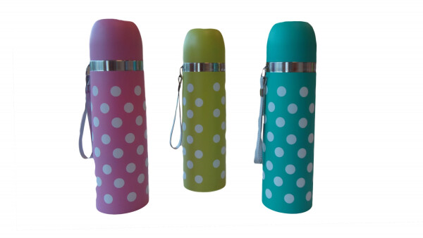 Sema Baby Polka Dot Baby Thermos 350 ml - Blue - 9