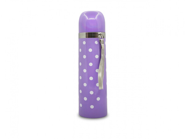 Sema Baby Polka Dot Baby Thermos 500 ml - Purple - 7