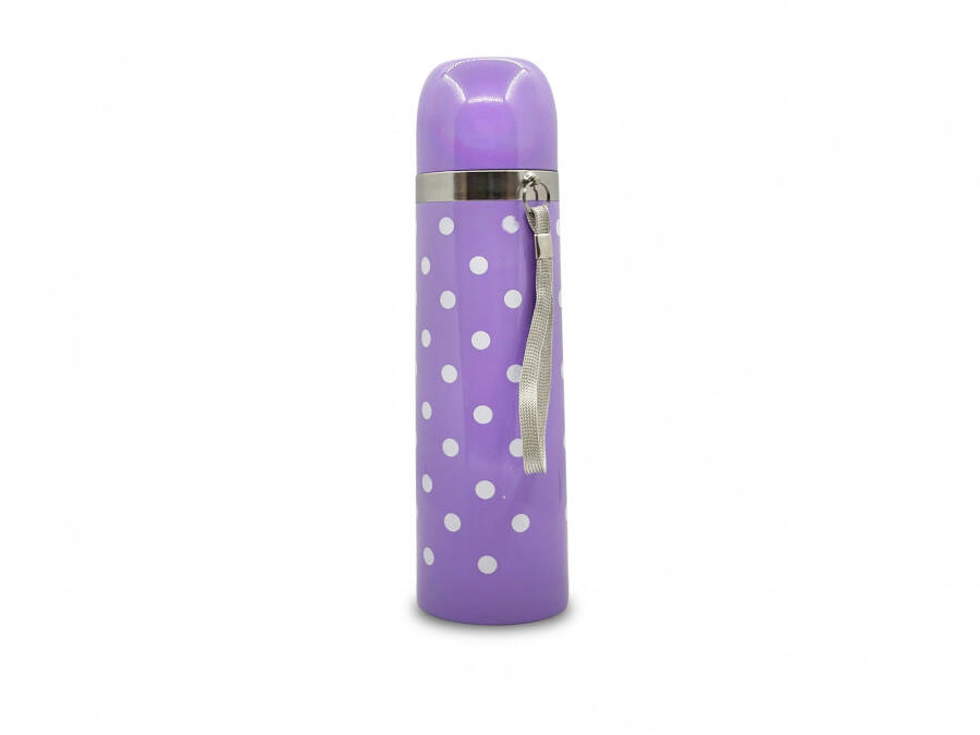 Sema Baby Polka Dot Baby Thermos 500 ml - Purple - 7