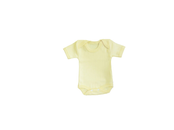 Sema Baby Short Sleeve Bodysuit (Body) 0-3 Months - Yellow - 3