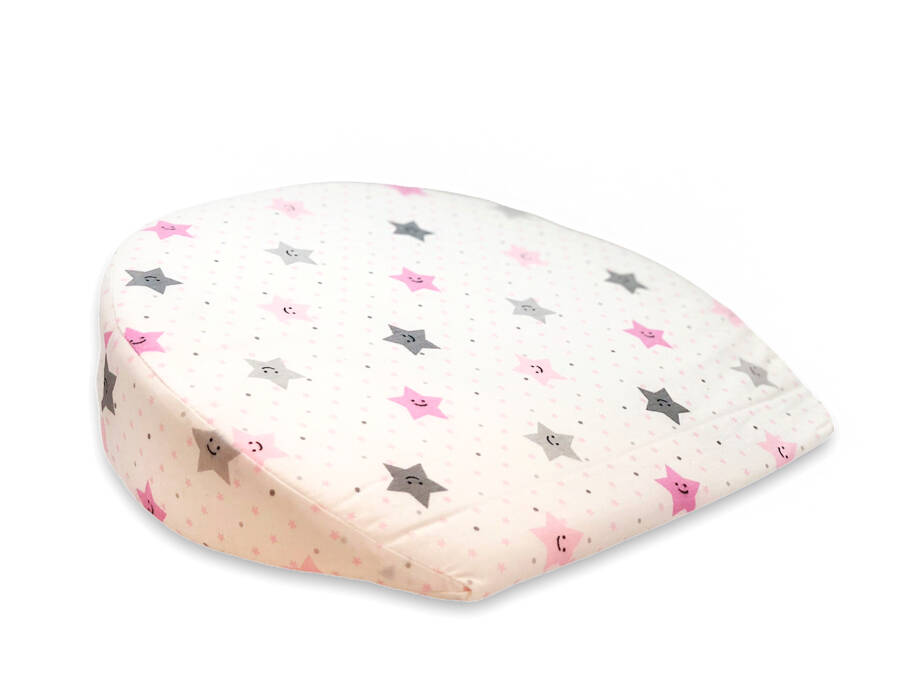 Sema Baby Tummy Time Pillow - Pink Stars - 5