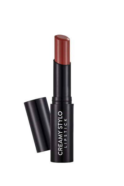 Semi-Gloss Stick Lipstick - Creamy Stylo Lipstick - 006 Chestnut - 8682536013666 - 6