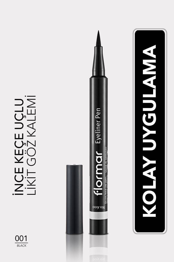 Semi Matte Finish Eyeliner (BLACK) - Eyeliner Pen - 001 Black - 8690604109609 - 16