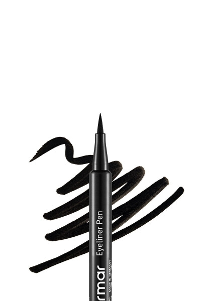 Semi Matte Finish Eyeliner (BLACK) - Eyeliner Pen - 001 Black - 8690604109609 - 13