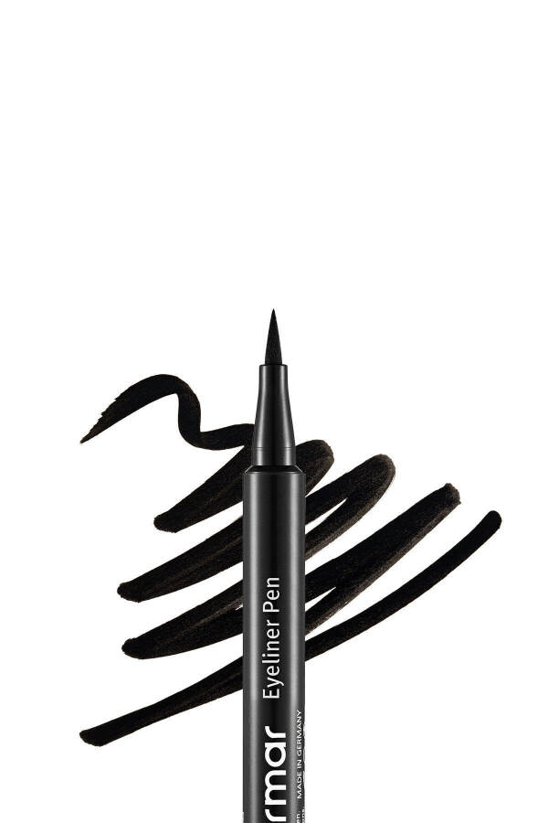 Semi Matte Finish Eyeliner (BLACK) - Eyeliner Pen - 001 Black - 8690604109609 - 3