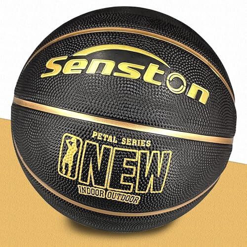 Senston 29.5'' Basketbol ochiq havoda yopiq xonada kauchuk basketbol to'pi rasmiy o'lchami 7 ko'cha basketboli nasos bilan - 2