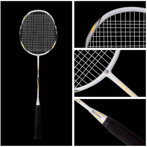 Senston Badminton Raketlari To'plami 2 ta, Grafit Shafti Badminton Raketlari, Badminton Sumkasi, 2 ta Badminton To'pi, 2 ta Raket Tutqichi bilan - 2