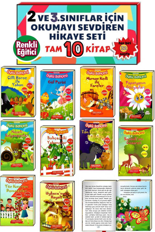 Set of 10 Beautiful Story Books for 2nd and 3rd Graders - 3