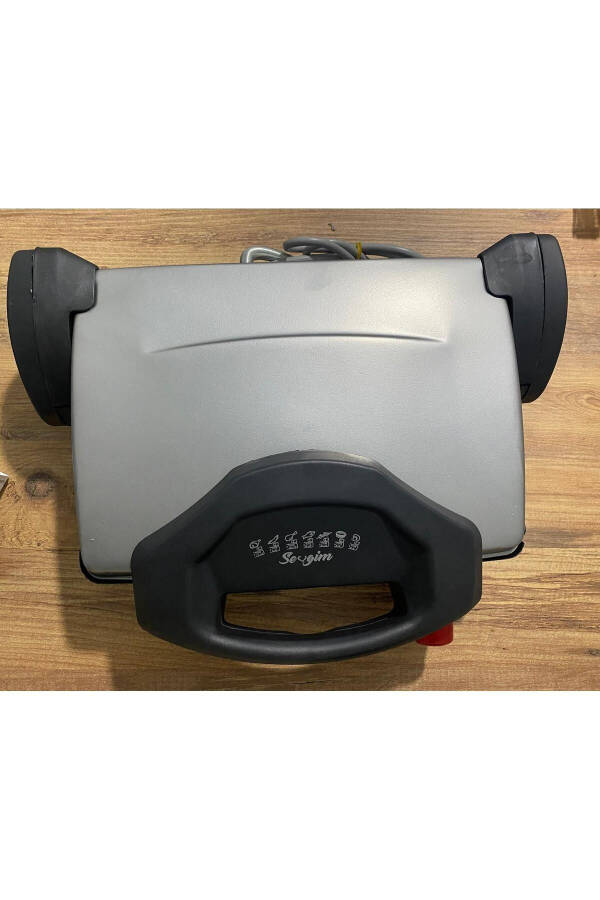 Sevgim Toaster and Grill Machine Grey - 4