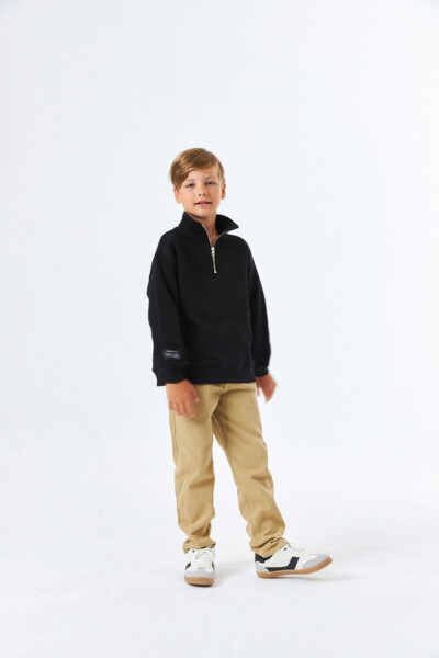 SGE-1337 SERBEND KIDS ERKEK ÇOCUK DİK YAKA OKUL SWEATSHIRT - 1