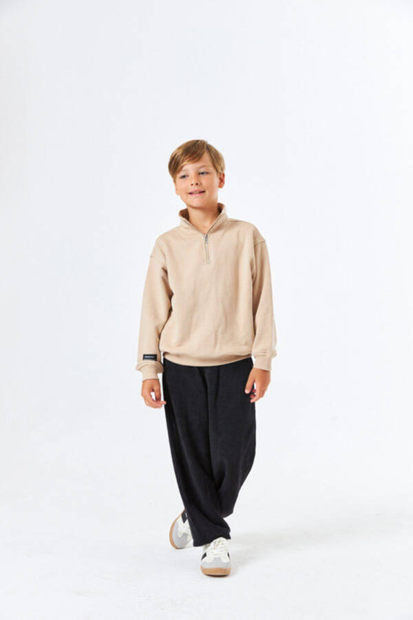 SGE-1337 SERBEND KIDS ERKEK ÇOCUK DİK YAKA OKUL SWEATSHIRT - 4