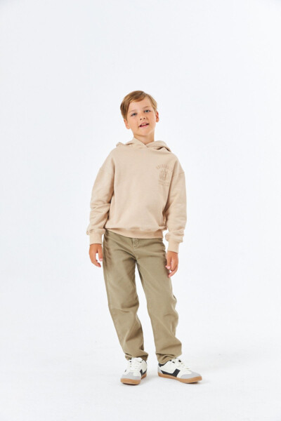 (SGE-1340) SERBEND KIDS BOSHILGAN O'G'IL BOLALAR UCHUN KAPUTLI SWEATSHIRT - 3