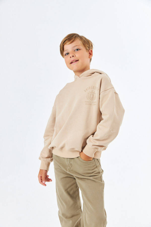 (SGE-1340) SERBEND KIDS BOSHILGAN O'G'IL BOLALAR UCHUN KAPUTLI SWEATSHIRT - 4