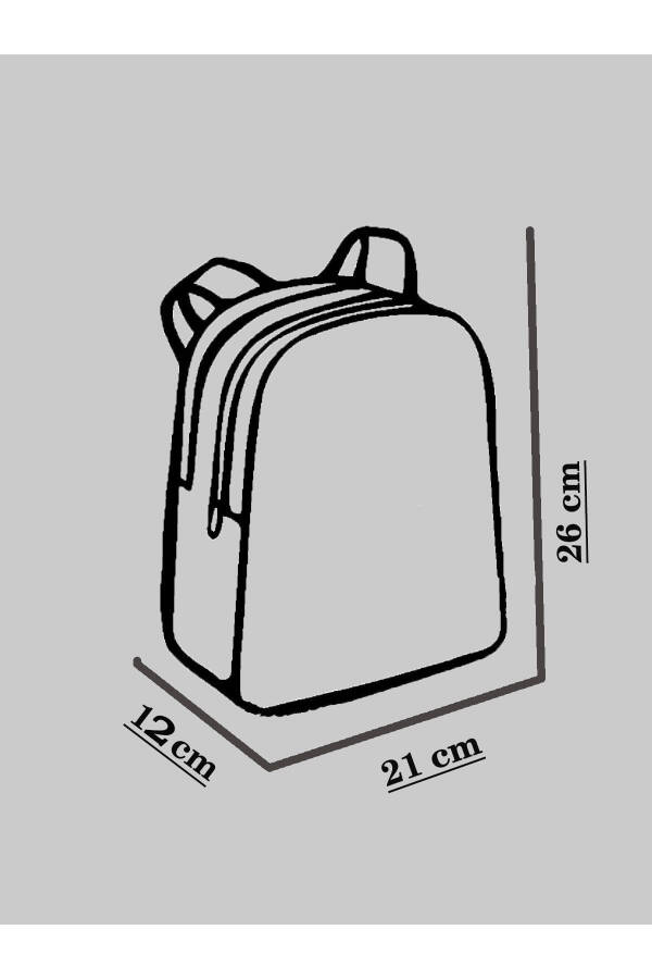 Shaffof Maktabgacha yoshli bolalar/maktab/kunlik bolalar uchun orqa sumkasi Bej quyon (0-6 yosh) - 6