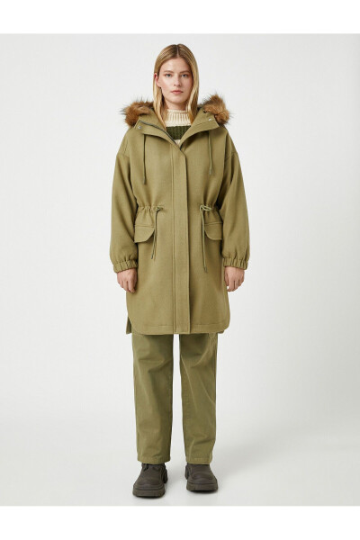 Shahika Ercümen X Hooded Oversize Cashmere Coat - 4