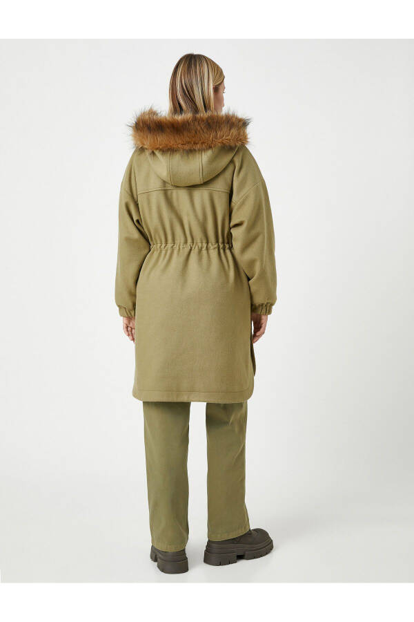 Shahika Ercümen X Hooded Oversize Cashmere Coat - 5