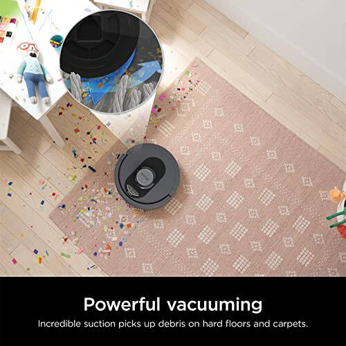 Shark AV2501S AI Ultra Robot Vacuum, with Matrix Clean, Home Mapping, 30-Day Capacity HEPA Bagless Self Empty Base, Perfect for Pet Hair, Wifi, Dark Grey - 2