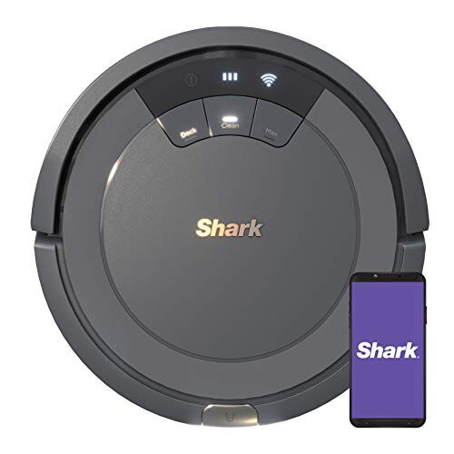 Shark AV753 ION Robot Vacuum, Tri-Brush System, Wifi Connected, 120 Min Runtime, Works with Alexa, Multi Surface Cleaning, Grey - 1