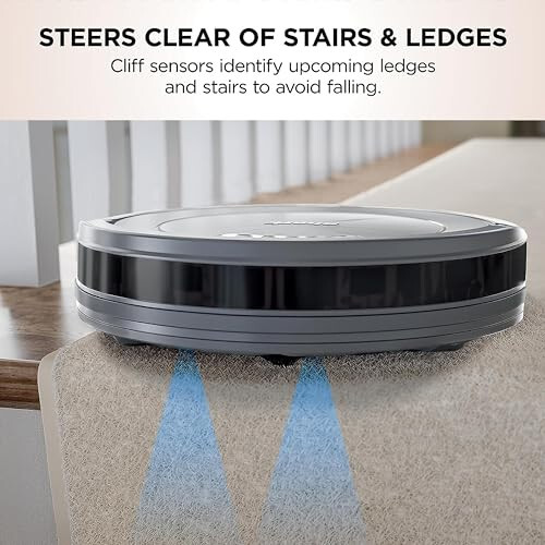 Shark AV753 ION Robot Vacuum, Tri-Brush System, Wifi Connected, 120 Min Runtime, Works with Alexa, Multi Surface Cleaning, Grey - 6