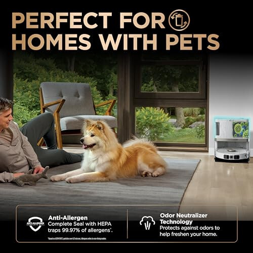 Shark Robot Vacuum & Mop Combo, PowerDetect NeverTouch Pro, Self-Emptying, Self-Refill with Self-Clean Pad Wash & Dry, 60-Day Debris Capacity, 30-Day Refill Tank, 5 PowerDetect Technologies, AV2800ZE - 6