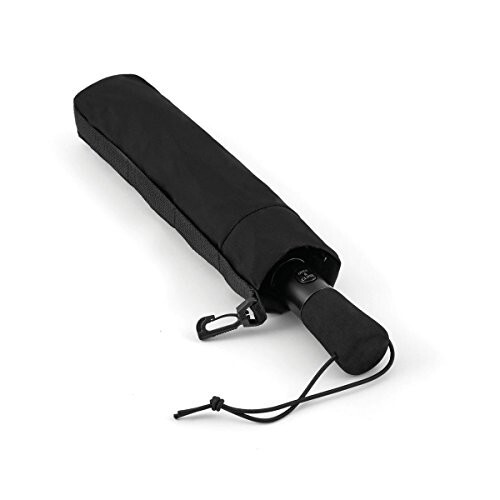 ShedRain WindPro - Vented Auto Open Auto Close Portable Compact Travel Umbrella for Rain and Wind with Teflon, Black - 2