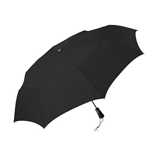 ShedRain WindPro - Vented Auto Open Auto Close Portable Compact Travel Umbrella for Rain and Wind with Teflon, Black - 3