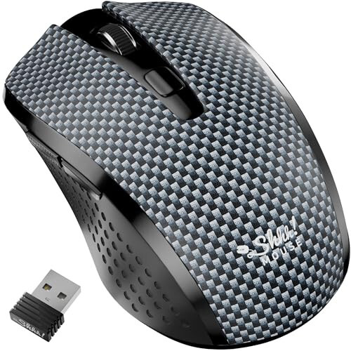 SHHHMOUSE Silent Wireless Mouse – Computer Mouse Wireless, Mouse for Laptop, Mouse USB, Mouse for Chromebook, Mouse Cordless, Mouse Inalambrico, PC Mouse, Computer Mice, Quiet Mouse - 1