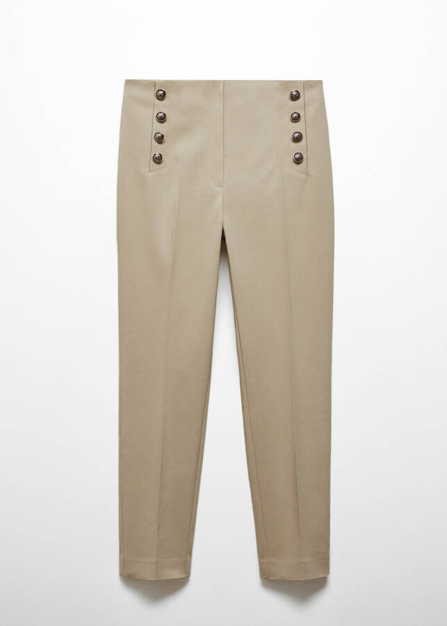 Short buttoned trousers - 33