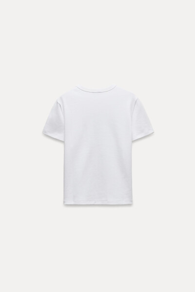 SHORT SLEEVE INTERLOCK T-SHIRT - White - 21