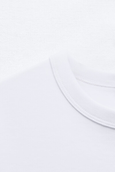 SHORT SLEEVE INTERLOCK T-SHIRT - White - 23