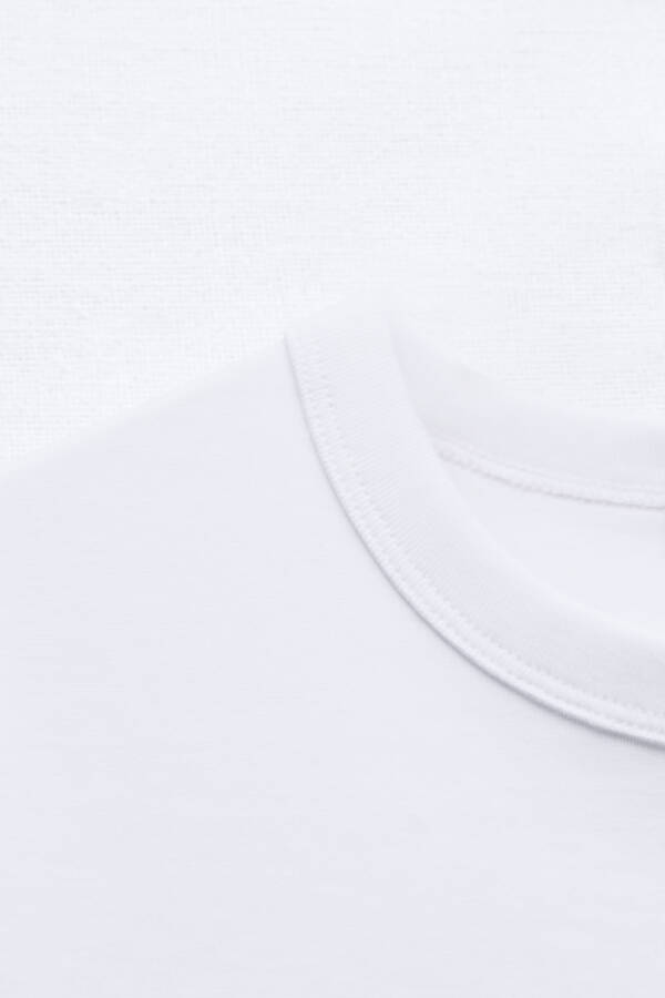 SHORT SLEEVE INTERLOCK T-SHIRT - White - 23