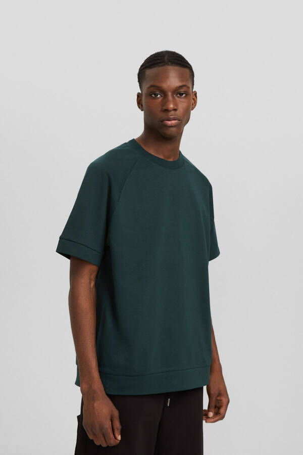 Short-sleeved interlock square cut t-shirt - 1