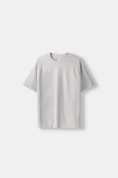 Short-sleeved interlock square neck t-shirt - 2