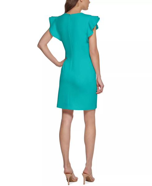 Side-Drape Dress Gulf Blue - 2