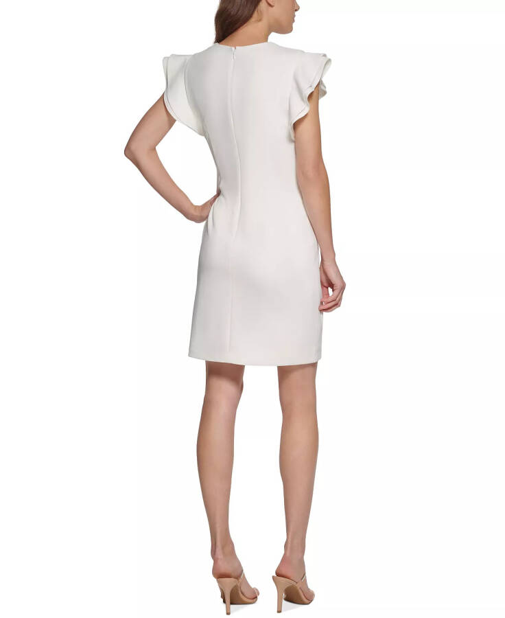 Side-Drape Dress Ivory - 2