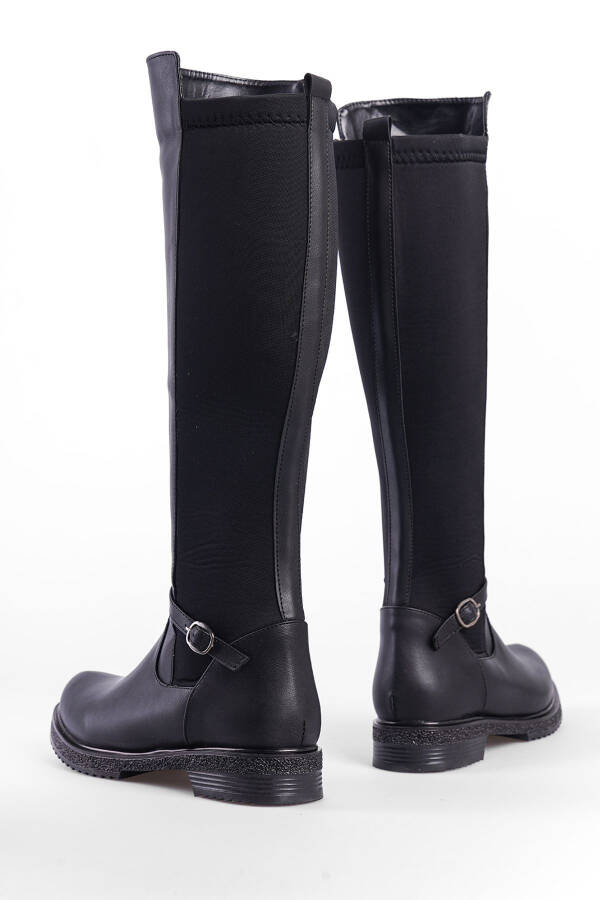 Side zipper, front band detail, boots. - 8