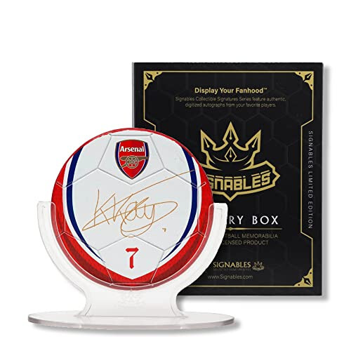 Signables Players Mystery Box - Signature Series Facsimile Signed Soccer with Player Info - Official Collectors - 1