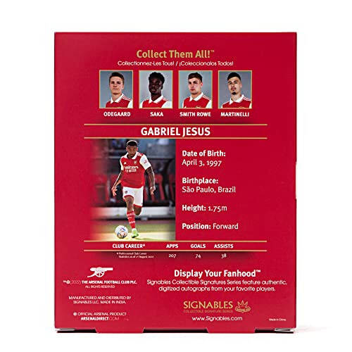 Signables Premium - Arsenal Collectible - Official Football Facsimile - Premium Soccer Memorabilia Collectible - 3