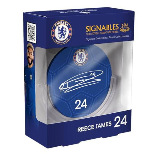 Signables Premium - Chelsea Reece James - Digitally Autographed Sports Memorabilia - Small Signed Sports Collectible Figurines - Unique Football Figures - 1