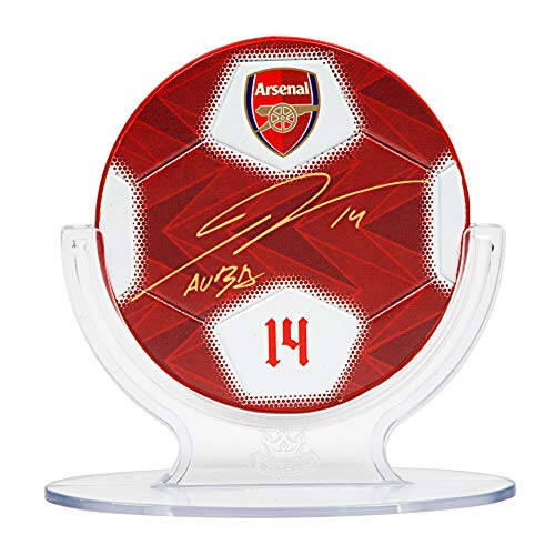 Signables Premium Collectible - Arsenal FC Pierre-Emerick Aubameyang Facsimile Signature - Memorabilia Soccer Official Collectors Item - 4