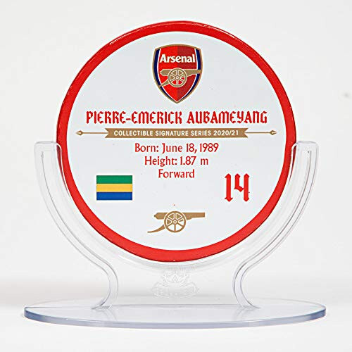 Signables Premium Collectible - Arsenal FC Pierre-Emerick Aubameyang Facsimile Signature - Memorabilia Soccer Official Collectors Item - 5